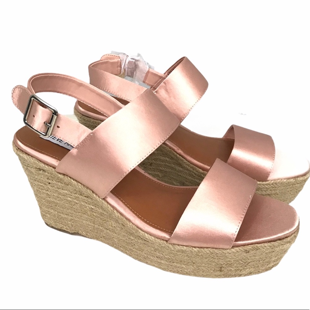 Steve Madden Marian Wedge Sandals Espadrille New